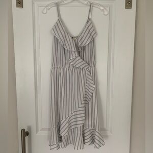 Striped Ruffle Dress